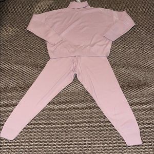 Lilac Turtleneck Knitted Jogger Set 💜